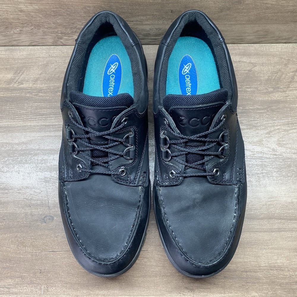 ECCO Track 25 Low GORE-TEX Hiking Shoes Black Men's 12 EU 46 Outdoor Waterproof - Picture 13 of 15